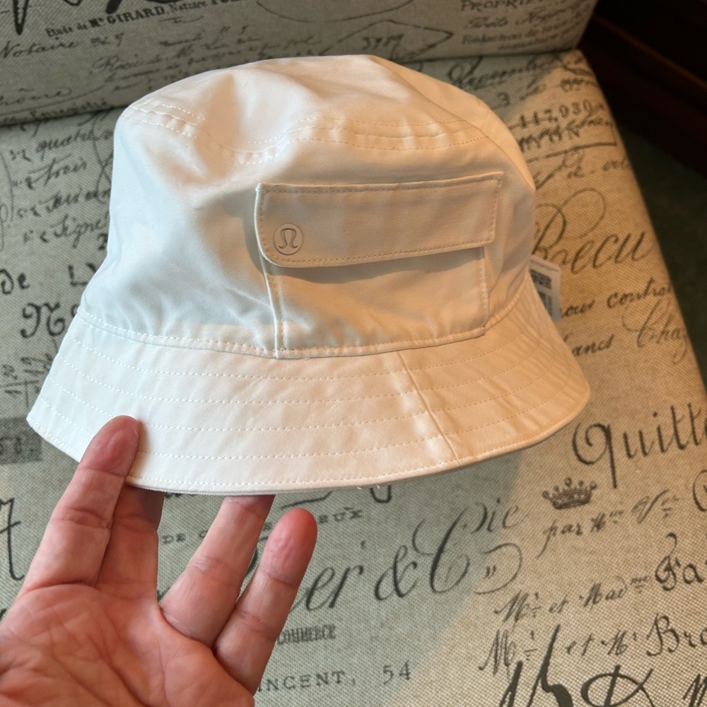 Lululemon Athletica White Bucket Hat - Picture 2 of 5